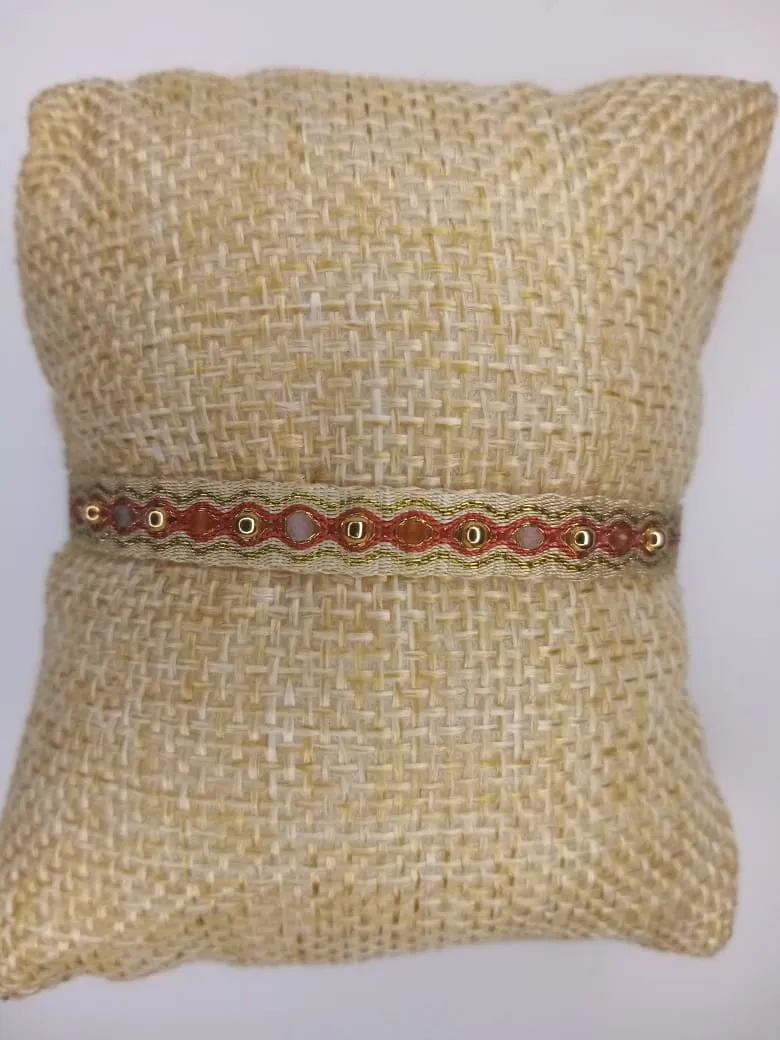 Encanto del Desierto, pulsera de piedra natural y plata en tonos cálidos